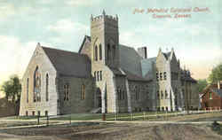 First Methodist Episcopal Church Emporia, KS Postcard Postcard