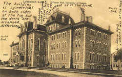Fraser Hall University of Kansas Postcard