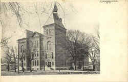 Union School Building Postcard