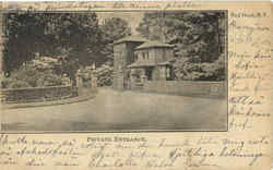 Private Entrance Postcard