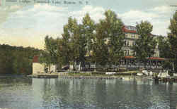 Sunset Lodge, Tennanah Lake Postcard