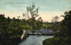 Col. Olin's Dam Postcard