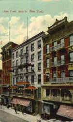 China Town Mott St. Postcard