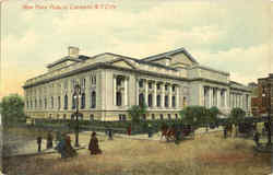 New York Public Library Postcard
