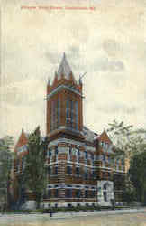Allegany Court House Postcard