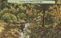Greetings from North East Maryland Postcard Postcard