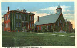 St. Mary's Catholic Church Postcard