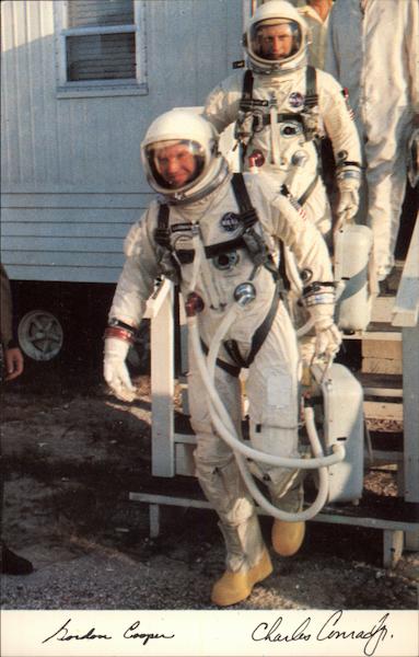 Gemini-5 Astronauts L. Gordon Cooper and Charles Conrad