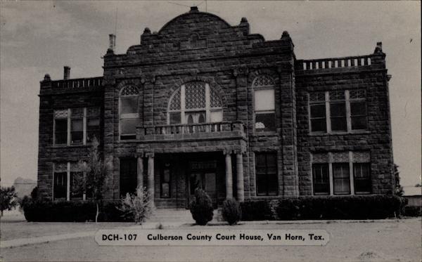 Culberson County Court House Van Horn Texas