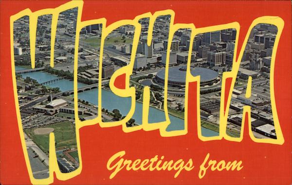 Aerial View of the City Wichita Kansas