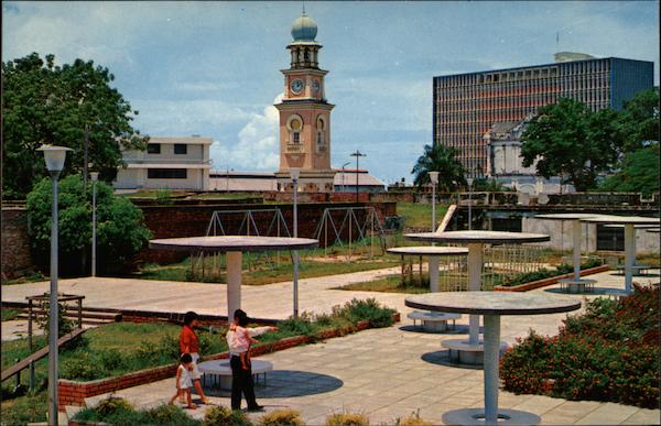 Government Offices and Children's Play Ground at Esplanade Penang Malaysia