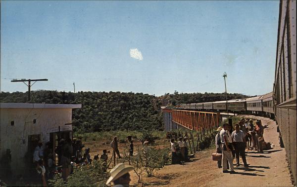 View of a Railroad track and train Mexico Roberto Lopez Diaz
