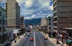 Tramo de la Avenida Baralt Postcard