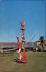 The Royal Hungarian Troupe Sarasota, FL Circus Postcard Postcard