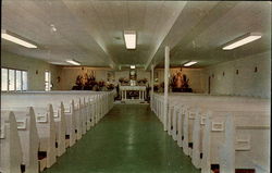 Shrine Chapel, Shrine of Our Lady of La Salette Attleboro, MA Postcard Postcard