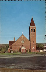 St. Bruno Catholic Church Van Buren, ME Postcard Postcard