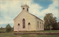 South Solon Meeting House 1842 Maine Postcard Postcard