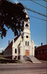 St. Bernard's R.C. Church Rockland, ME Postcard Postcard