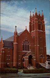 Sacred Heart Church Bradford, MA Postcard Postcard