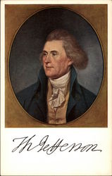 Thomas Jefferson Postcard