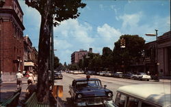 Street Scene Hendersonville, NC Postcard Postcard