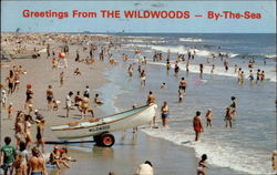 By-The-Sea Wildwood, NJ Postcard Postcard