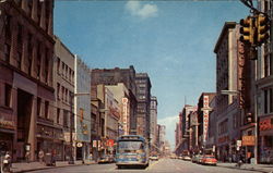 Euclid Avenue Looking East Cleveland, OH Postcard Postcard