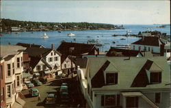 View of Boothbay Harbor Maine Postcard Postcard