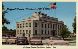 Bufford Pusser "Walking Tall" Sheriff here! Postcard
