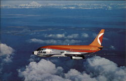 CP Air Boeing 737 Postcard