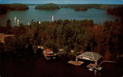 Home of Red Wing Flying Service, Ten Acre Bay Port Carling, ON Canada Ontario Postcard Postcard
