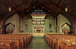 St. Anthony's Church Mackinaw City, MI Postcard Postcard