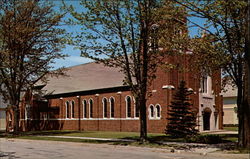 Sacred Heart Catholic Church Bad Axe, MI Postcard Postcard