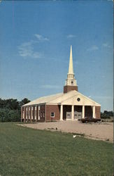 The First Baptist Church of Almont Pennsylvania Postcard Postcard