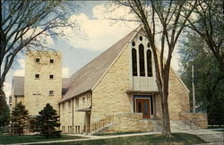 First Lutheran Church Wells, MN Postcard Postcard