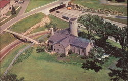 Aerial View of the Chapel Fort Snelling State Park Minnesota Postcard Postcard