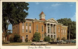 Hardeman County Court House Postcard