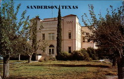 Terrell County Court House Sanderson, TX Postcard Postcard