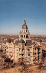 The Denton County Courthouse Texas Postcard Postcard