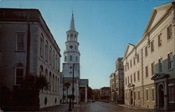 The Four Corners of Law Charleston, SC Postcard Postcard