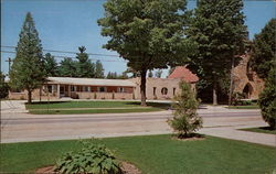 St. Denis Catholic Church & Rectory Lexington, MI Postcard Postcard