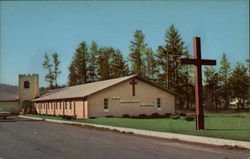 Mio Methodist Church Michigan Postcard Postcard