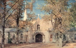 Our Lady of Gethsemani, Front Entrance - Gate House Postcard