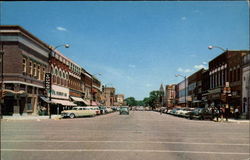 Commercial Street, Looking North Emporia, KS Postcard Postcard