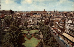 Rembrandtsplein - View of Town Amsterdam, Netherlands Benelux Countries Postcard Postcard
