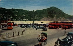 Star Ferry Bus Terminus Postcard