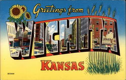 Greetings From Wichita, Kansas Postcard Postcard