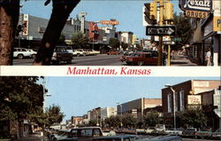 Poyntz Street Manhattan, KS Postcard Postcard