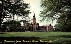 Administration Building, Kansas State University Postcard