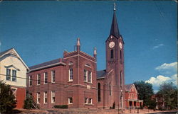 St. Pius Church Troy, IN Postcard Postcard